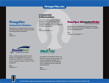 Tablet Screenshot of omegaflex.com